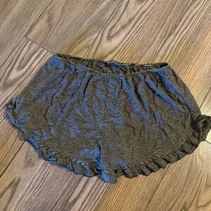 Brandy Melville Black and White Striped Shorts